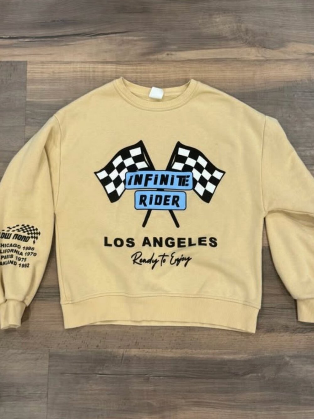 Zara kids Infinite rider racing sweatshirt, size 13/14